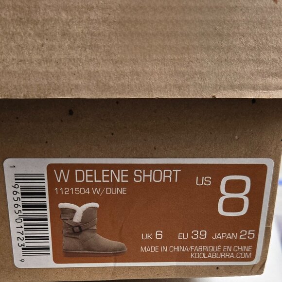 NIB KOOLABURRA By UGG DELENE SHORT Sz 8 - Picture 4 of 12